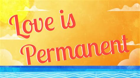 how much is permanent lo ve - permanent love .